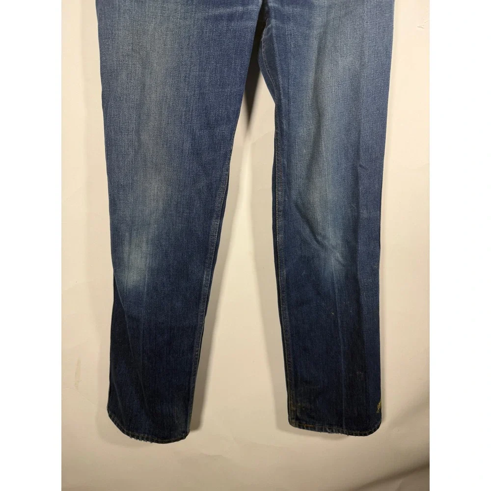 Vintage Levi's Movin On Blue Jeans Mens 32x32 Straight Leg Denim Medium Wash
